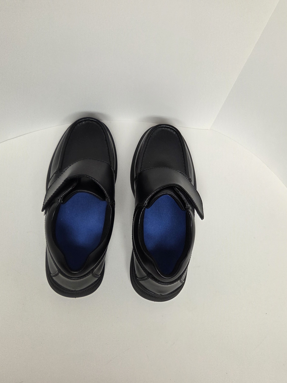 Hush Puppies Gil Black Leather Comfort Shoes Men’s 9 Wide. #0238 - Picture 6 of 12